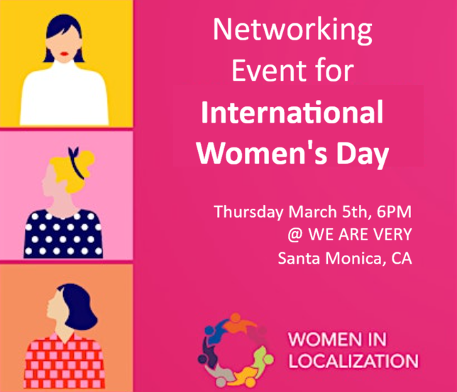 Women in Localization - Networking Event